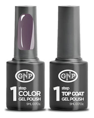 Kit De Esmalte Semipermanente De 1 Paso Gnp Color + Top Coat