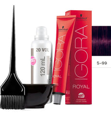 Kit Tinta Igora Royal Schwarzkopf + Bowl, Oxidante Y Pincel