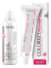 Kit De Tinta Silkey Profesional Colorkey 120g Y Oxidante