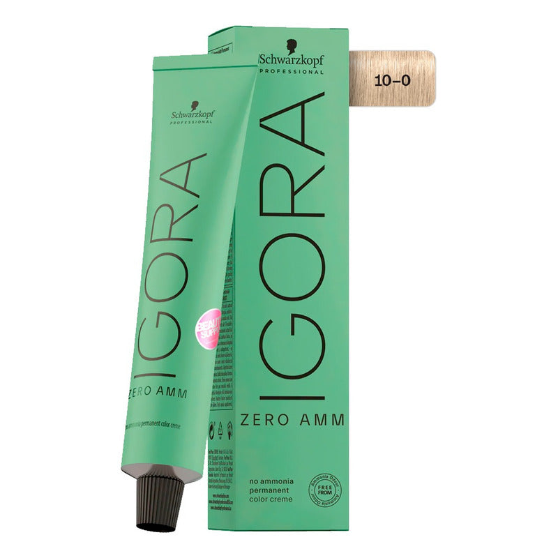 Tinta Para Cabello Igora Zero Amm Schwarzkopf Sin Amoniaco