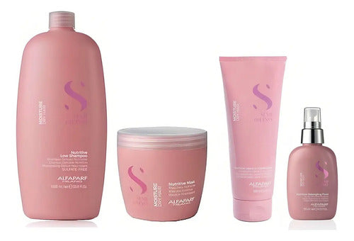 Alfaparf Moisture Nutritive Seco Maltra Sha+mask+acond+fluia