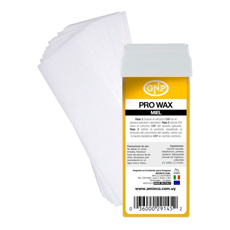 Cera Depilatoria Gnp + Bandas Depilatorias (kit) Nice
