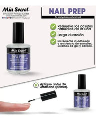 Mia Secret Nail Prep 15ml Deshidratador Uñas Profesional