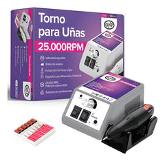 Torno Gnp 25000rpm Uñas Profesional Con Fresas Incluidas
