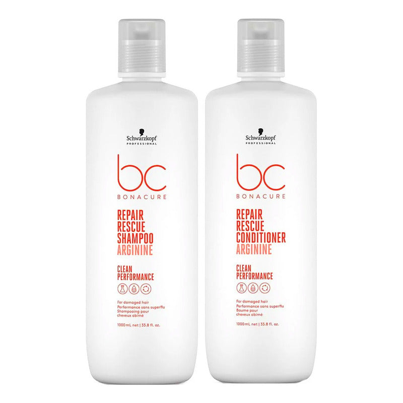 Kit De Shampoo Y Acondicionador Schwarzkopf Repair Rescue