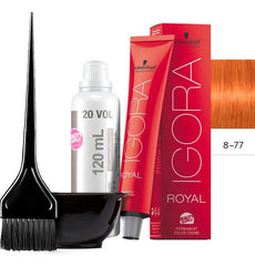 Kit Tinta Igora Royal Schwarzkopf + Bowl, Oxidante Y Pincel