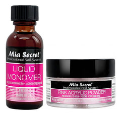 Mia Secret Liquido 30ml Y Polvo Acrilico Uñas 15gr. Nice