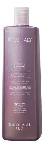 Shampoo Tec Italy Massimo 1l Reparación Profesional