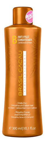 Acondicionador Anti Frizz Brasil Cacau 300ml Hidratación