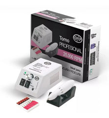 Kit Manicura Uñas En Gel Acrílico Gnp Con Lampara Y Torno Natural