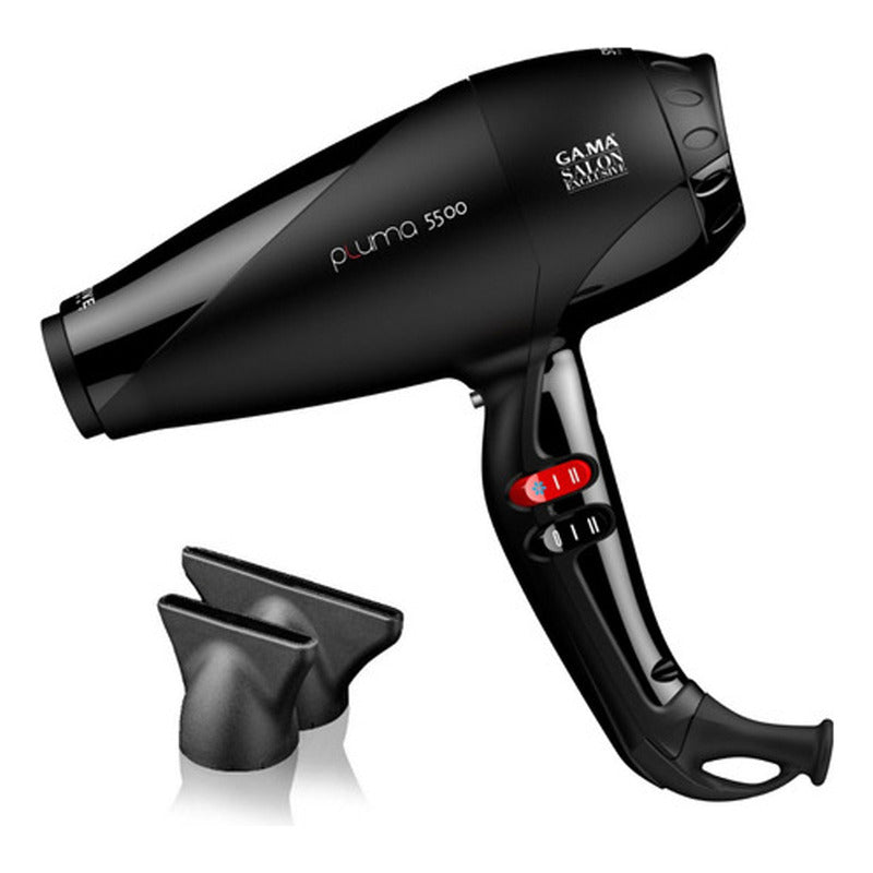 Secador Profesional Gama Salon Pluma 5500 Oxy Active 2400 W Negro