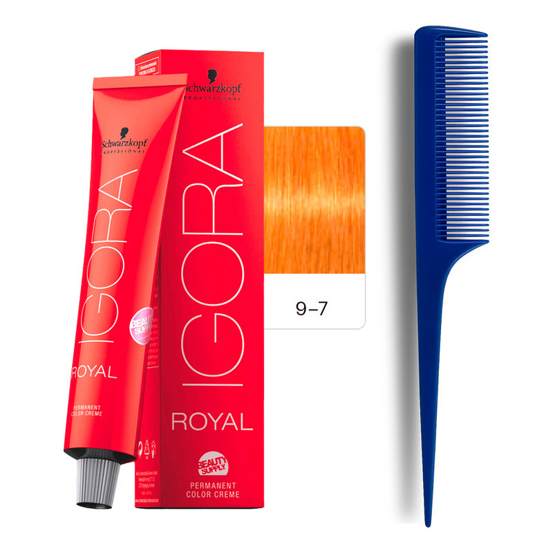 Tinta Igora Royal Schwarzkopf 60ml + Peine De Cola 9.7