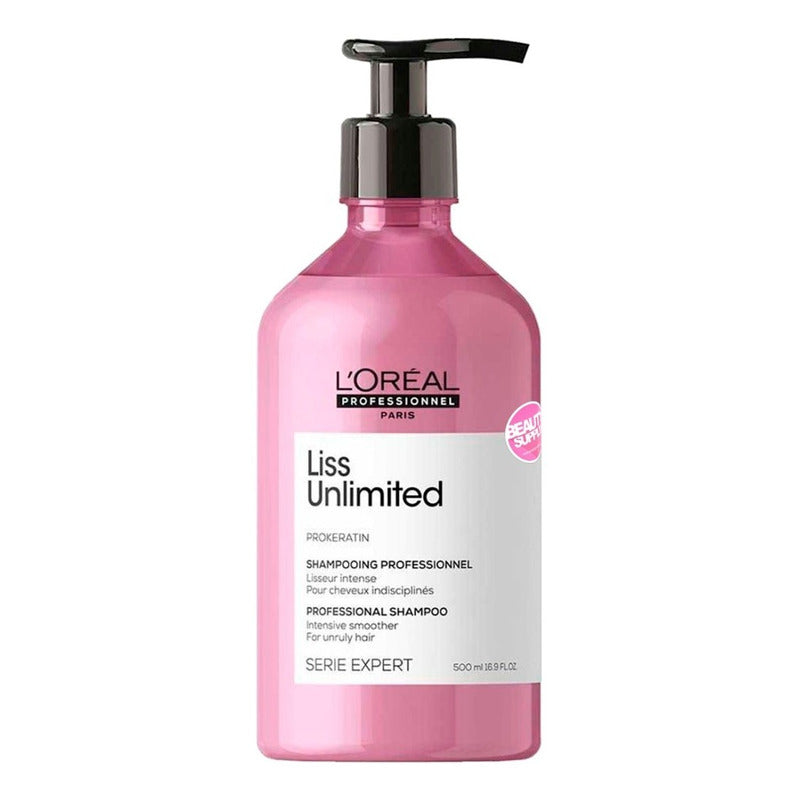 Shampoo Loreal Serie Expert Liss Unlimited 500ml Pelo Liso