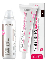 Kit De Tinta Silkey Profesional Colorkey 120g Y Oxidante
