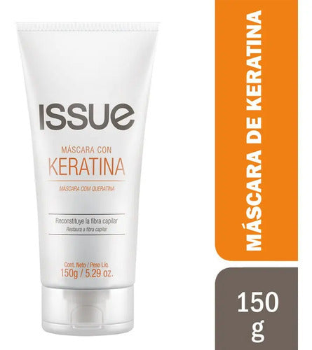Máscara Con Keratina Reparador De Fibra Capilar Issue 150g