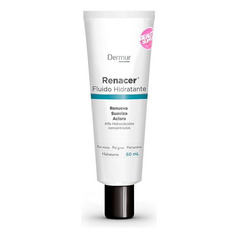 Fluido Hidratante Dermur Renacer 60ml Hipoalergenico