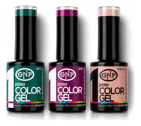 Kit X3 Esmalte Semipermanente Gnp 1 Paso. Tpo Dmpt Free