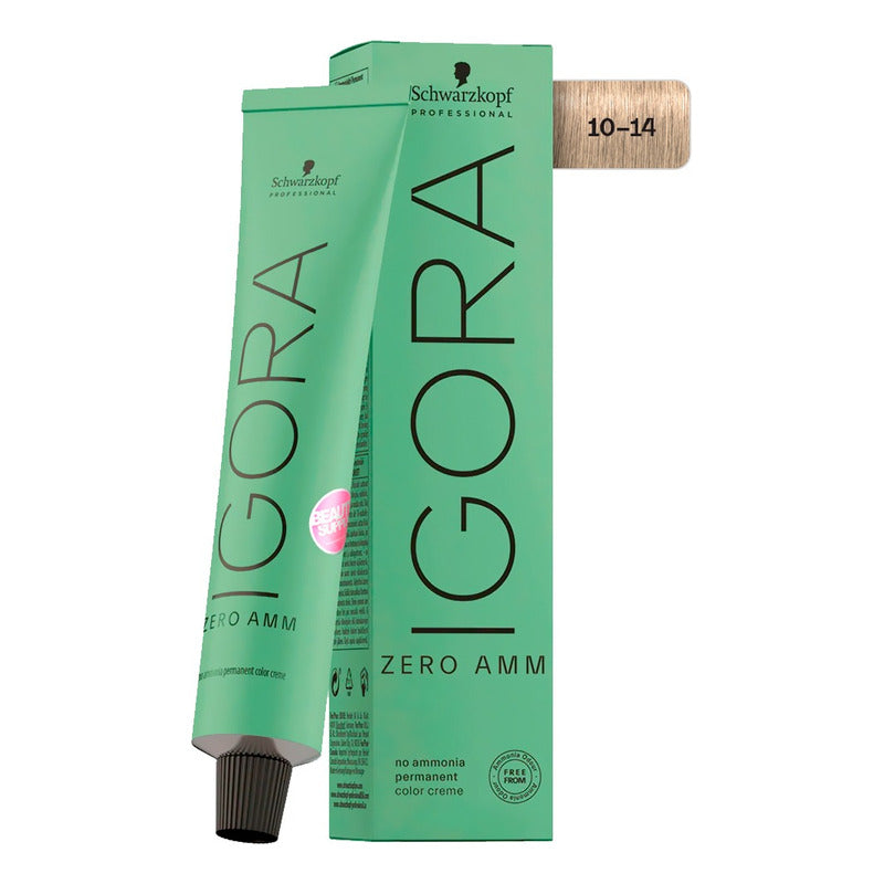 Tinta Para Cabello Igora Zero Amm Schwarzkopf Sin Amoniaco