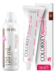Kit De Tinta Silkey Profesional Colorkey 120g Y Oxidante
