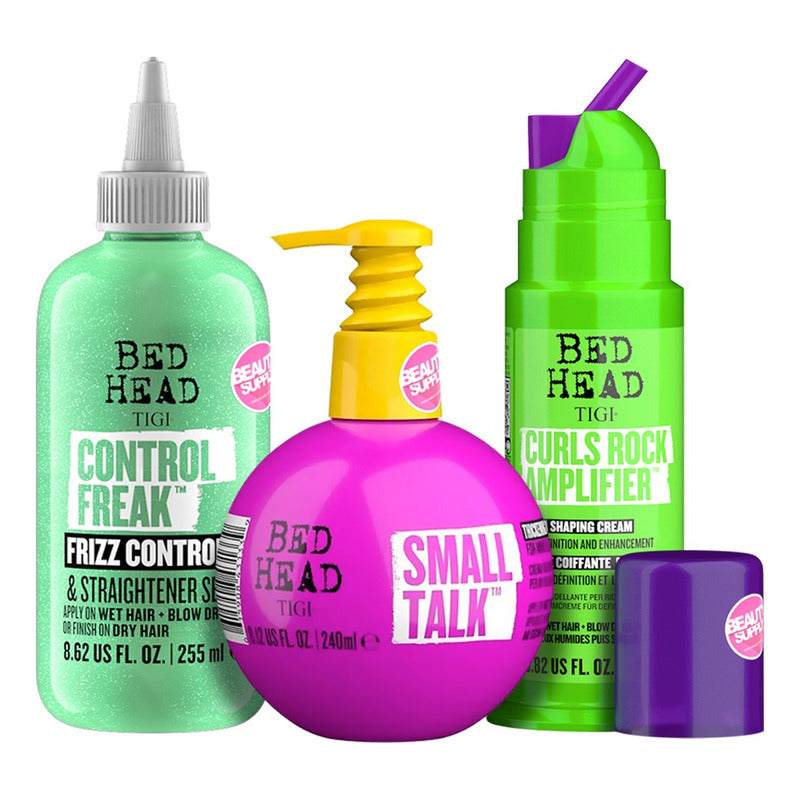 Kit Tigi Bed Head Crema De Rulos, Small Talk Y Control Freak
