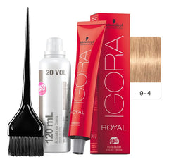 Kit Tinta Igora Royal Schwarzkopf Con Oxidante Y Pincel