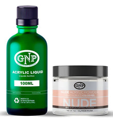 Polvo Acrilico Gnp 30gr Y Liquido Acrilico Monomero 100ml