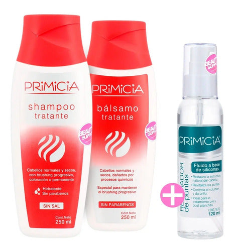 Combo Shampoo Y Acondicionador Tratante Primicia, Sin Sal