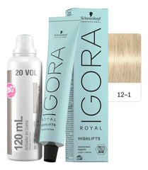 Kit Tinta Igora Royal Highlifts Schwarzkopf Con Oxidante