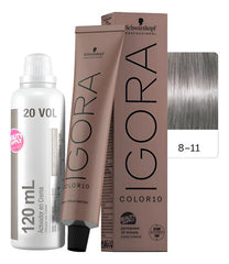 Kit Tinta Igora Color10 Schwarzkopf Con Oxidante, 10 Minutos