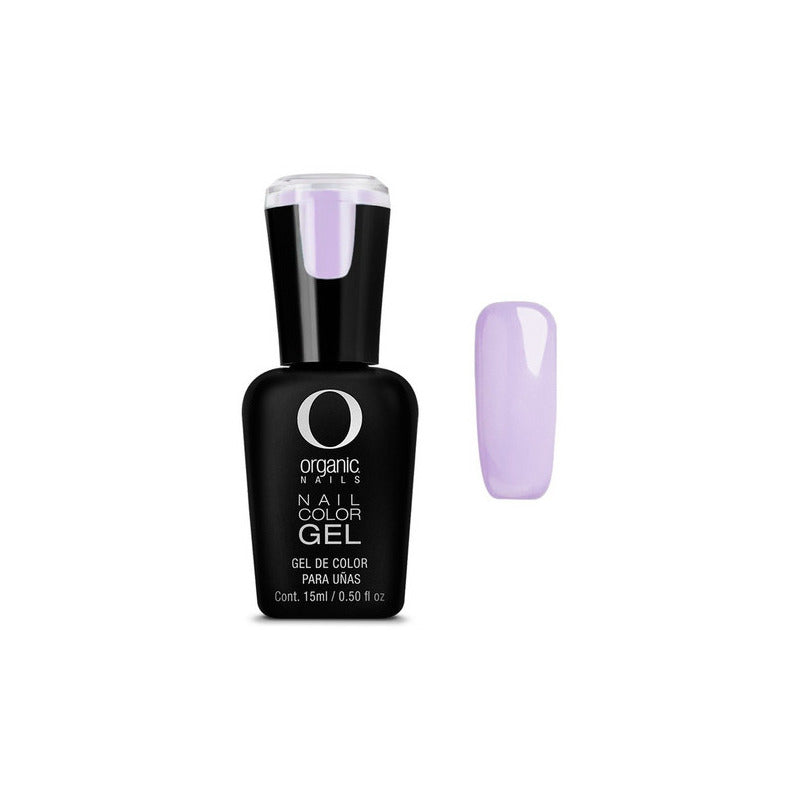 Coleccion Color Gel Pastel 12 Tonos 15ml Matte Organic Nails Color Pastel Lilac 159