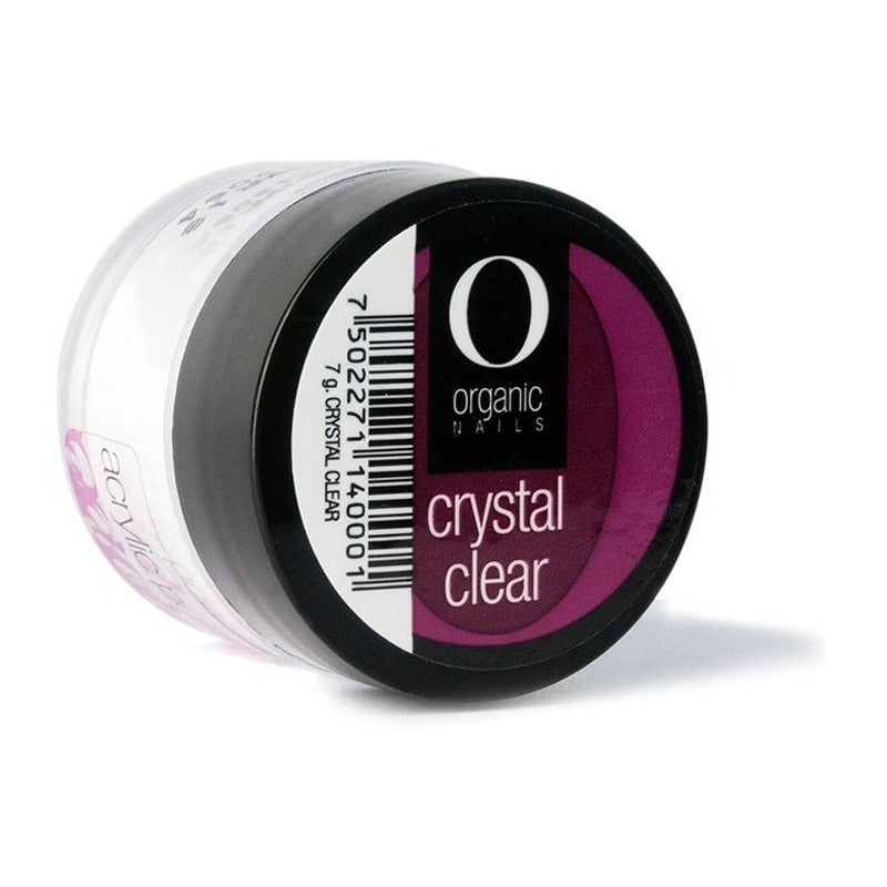 Polvo Acrílico Uñas Crystal Clear 28g By Organic Nails