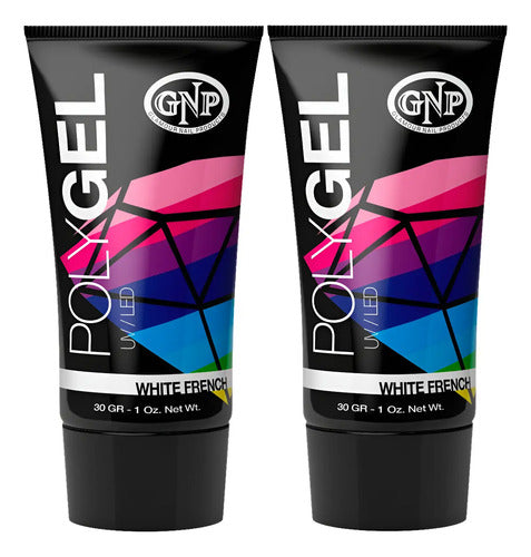 Polygel Gnp 60gr. Uñas Esculpidas, Varios Tonos.