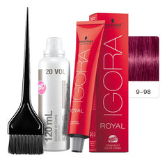 Kit Tinta Igora Royal Schwarzkopf Con Oxidante Y Pincel