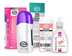 Cera Depilatoria Gnp, Calentador De Cera, Bandas Y Aceite