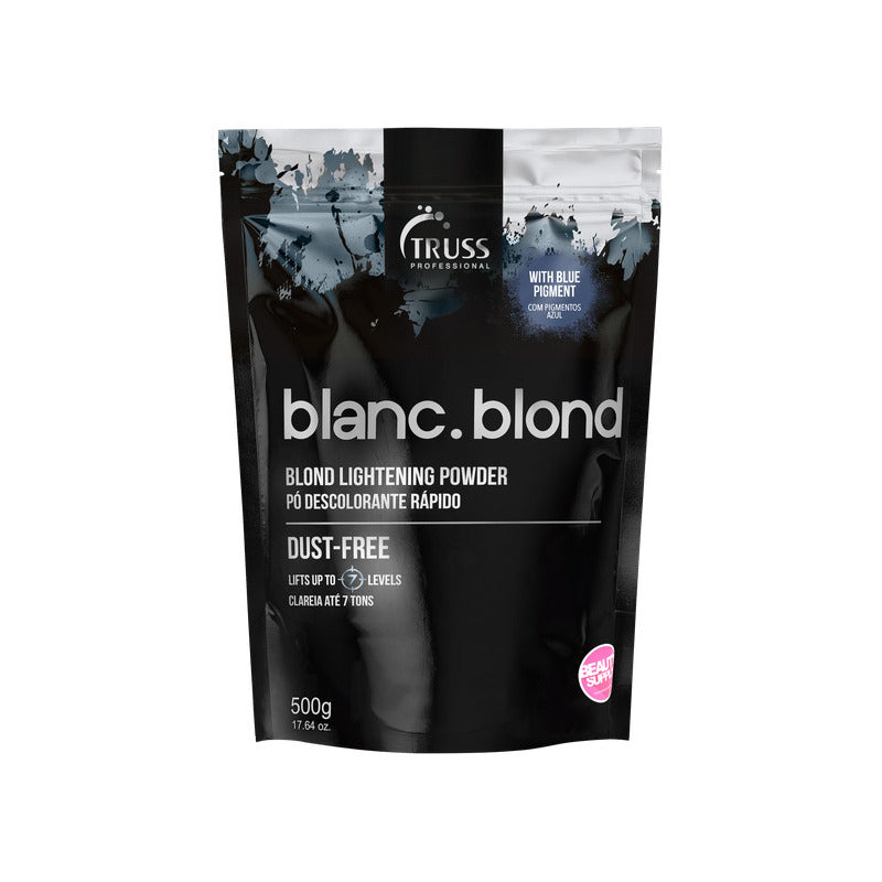 Polvo Decolorante Truss Blanc.blond 500gr. Hasta 7 Tonos Sin Tono