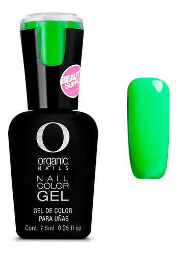 Esmalte Semipermanente Organic De 7.5ml 064 Glow Green