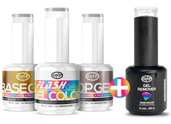 Kit Esmaltes Semipermanentes Gnp 15ml 21 Free + Removedor
