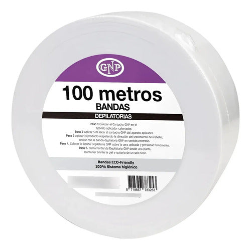 Rollo De 100mt Gnp De Bandas Depilatorias Cera Depilatoria