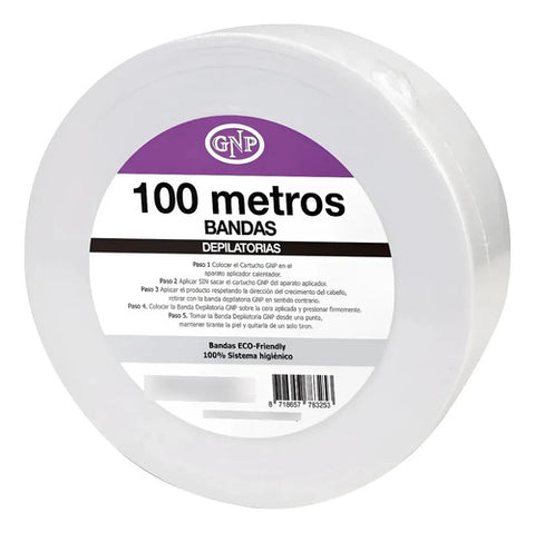 Rollo De 100mt Gnp De Bandas Depilatorias Cera Depilatoria