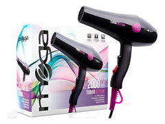 Secador De Pelo Profesional Mega Turbo Action 2000w Nice Negro