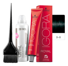 Kit Tinta Igora Royal Schwarzkopf Con Oxidante Y Pincel
