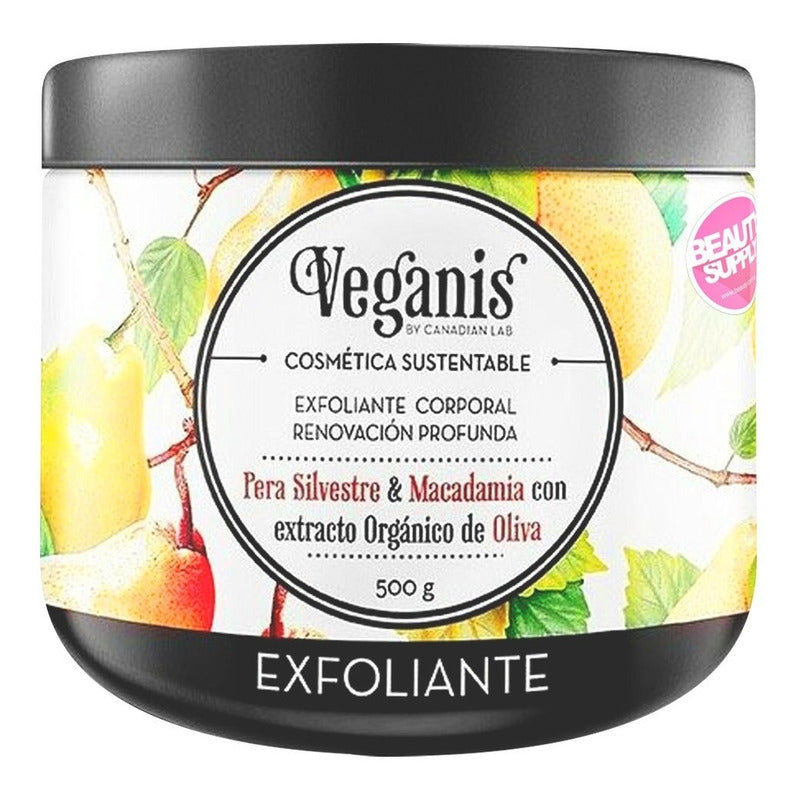 Crema Exfoliante Vegana Corporal Veganis 500gr Organica