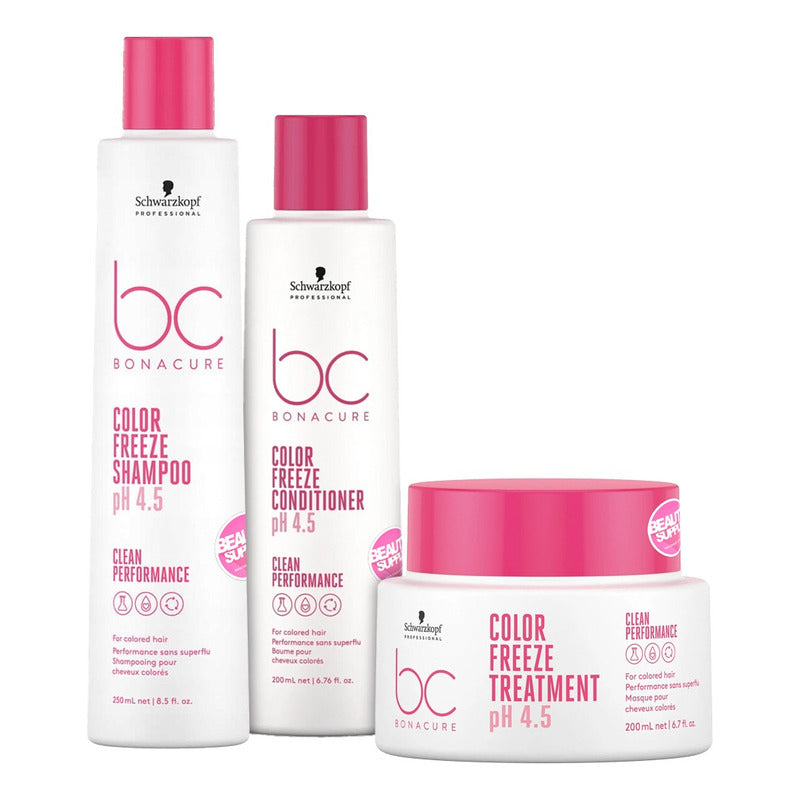 Kit Shampoo, Acondicionador Y Mascara Schwarzkopf  Freeze