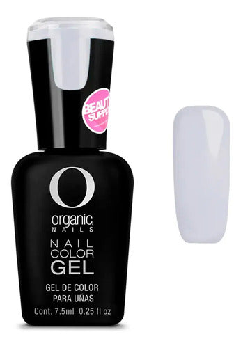 Esmalte Semipermanente Organic De 7.5ml Pastel White