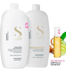 Kit Shampoo Y Acondicionador Alfaparf Semi Di Lino Diamond