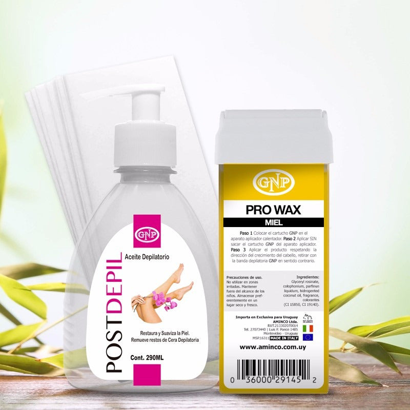 Cartucho Corporal Miel, Aceite Gnp Y 25 Bandas De Tela