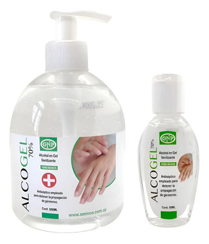 Alcohol En Gel Gnp 500ml + 50ml Alcohol