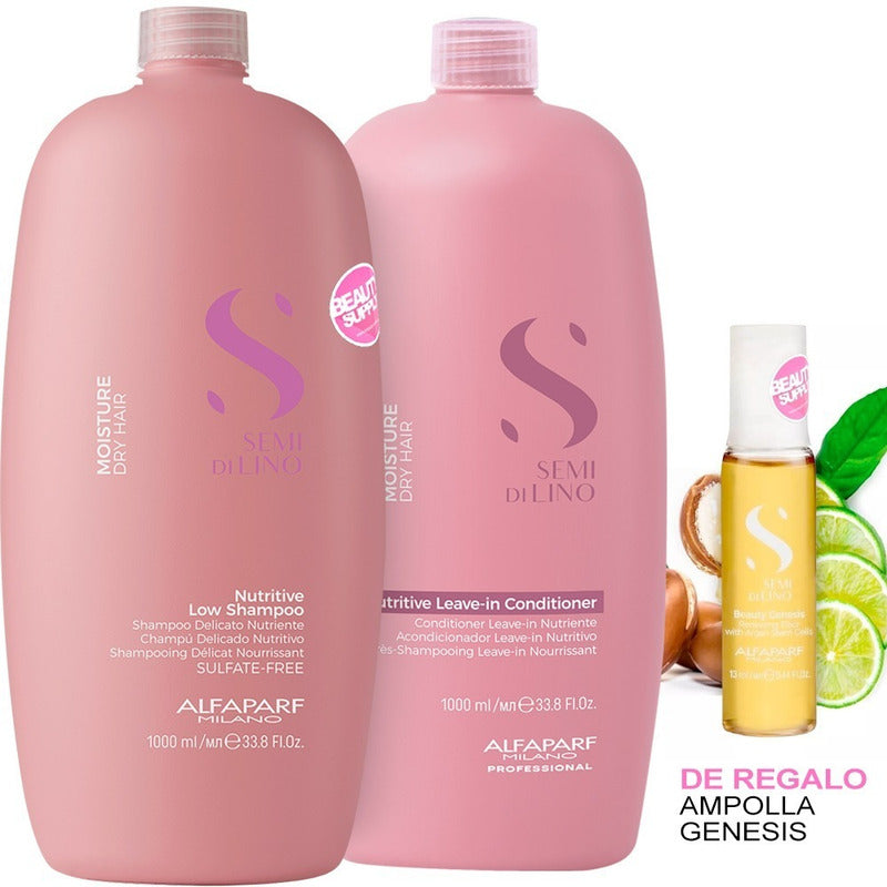 Pack Shampoo Y Acondicionador Alfaparf Hidratante 1 Litro