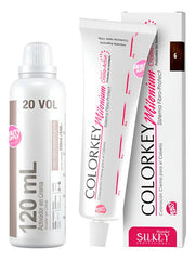 Kit De Tinta Silkey Profesional Colorkey 120g Y Oxidante
