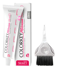 Kit Tinta Silkey Colorkey Milenium 120g + Pincel De Tinta